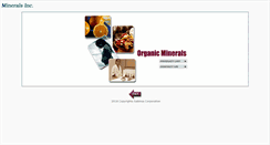 Desktop Screenshot of mineralsinc.com